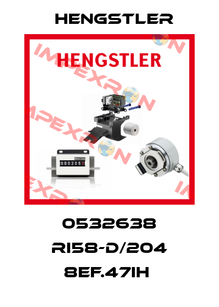 0532638 RI58-D/204 8EF.47IH  Hengstler