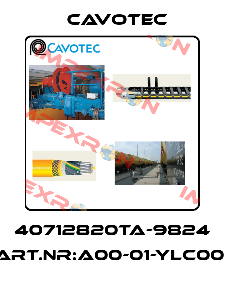 40712820TA-9824 ART.NR:A00-01-YLC001 Cavotec