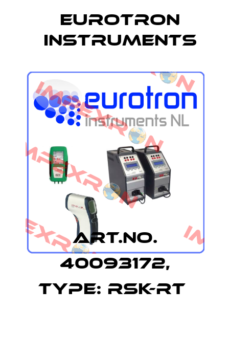 Art.No. 40093172, Type: RSK-RT  Eurotron Instruments