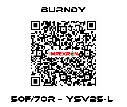 50F/70R – YSV25-L  Burndy