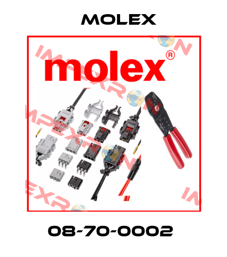 08-70-0002  Molex