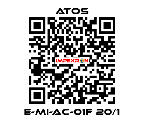 E-MI-AC-01F 20/1 Atos