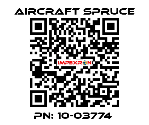 PN: 10-03774  Aircraft Spruce