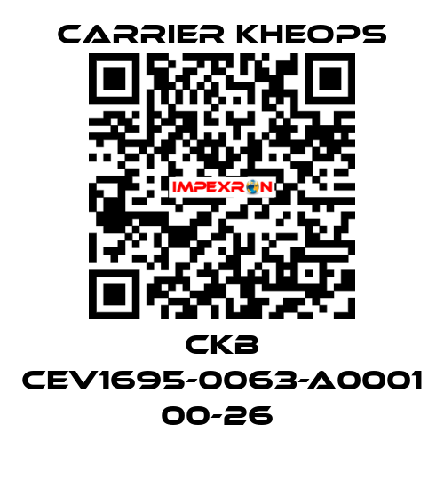 CKB CEV1695-0063-A0001 00-26  Carrier Kheops