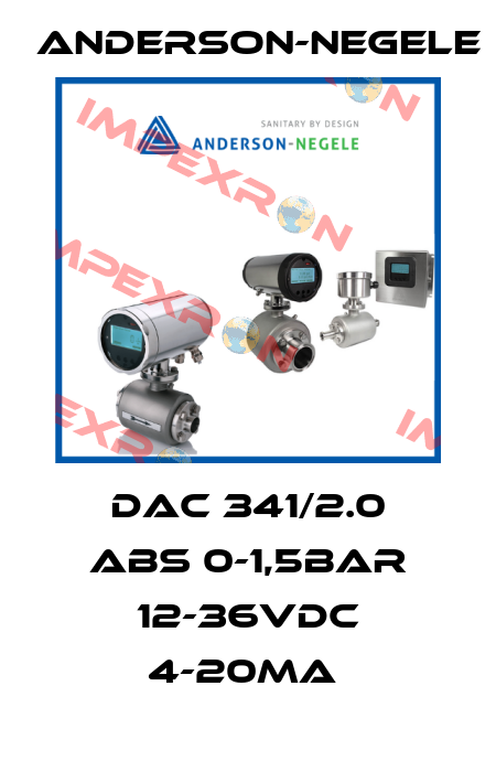 DAC 341/2.0 ABS 0-1,5BAR 12-36VDC 4-20MA  Anderson-Negele