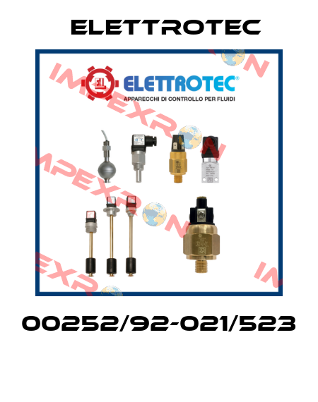 00252/92-021/523  Elettrotec