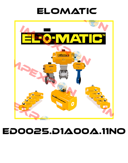 ED0025.D1A00A.11NO  Elomatic