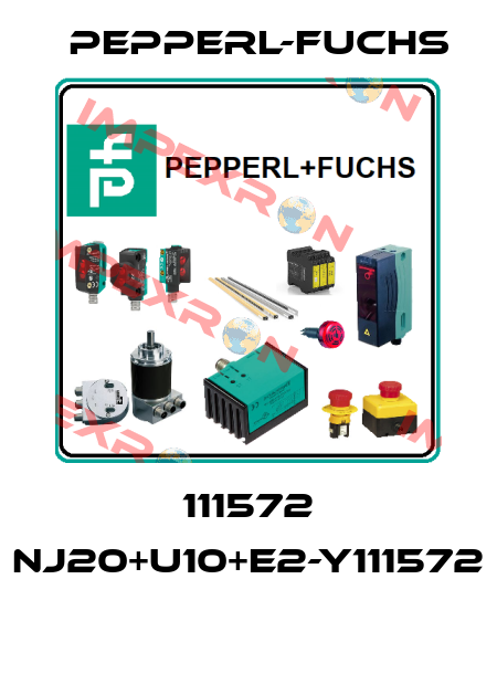 111572 NJ20+U10+E2-Y111572  Pepperl-Fuchs