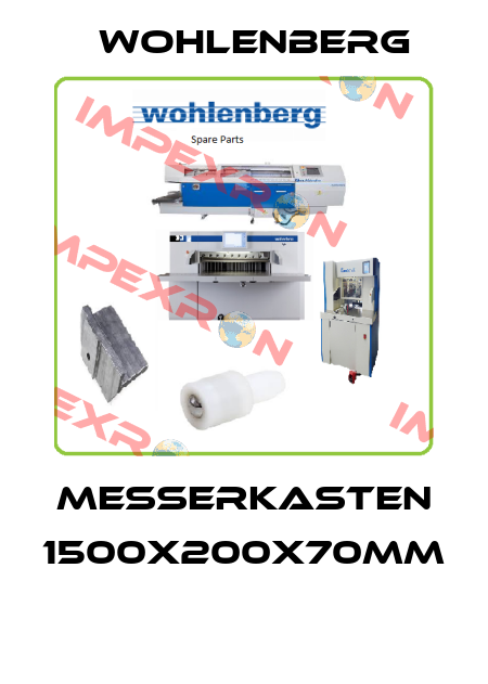 Messerkasten 1500x200x70mm  Wohlenberg