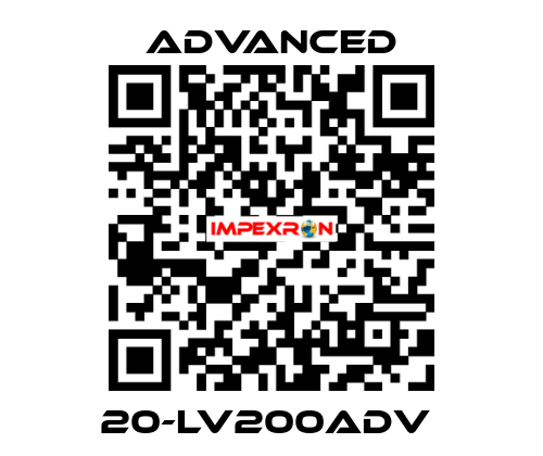20-LV200Adv  Advanced