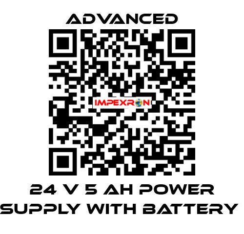 24 V 5 Ah Power Supply with Battery  Advanced