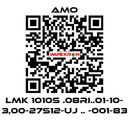 LMK 1010S .08RI..01-10- 3,00-27S12-UJ .. -001-83 Amo