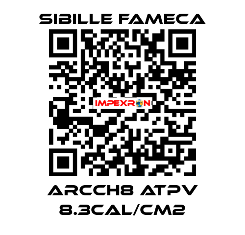 ARCCH8 ATPV 8.3CAL/CM2 Sibille Fameca