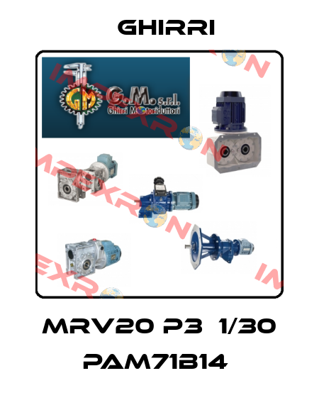 MRV20 P3  1/30 PAM71B14  Ghirri