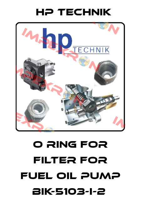 O RING FOR FILTER FOR FUEL OIL PUMP BIK-5103-I-2  HP Technik