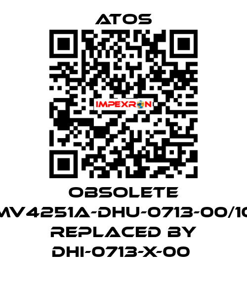 OBSOLETE MV4251A-DHU-0713-00/10 Replaced by DHI-0713-X-00  Atos