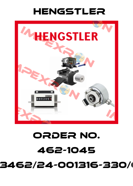 Order No. 462-1045 HOZ-03462/24-001316-330/077.00 Hengstler