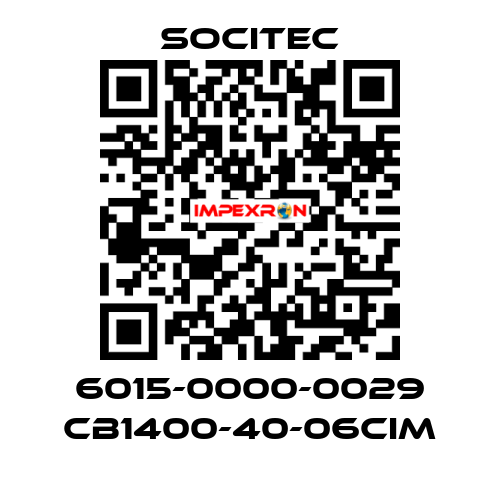 6015-0000-0029 CB1400-40-06CIM Socitec