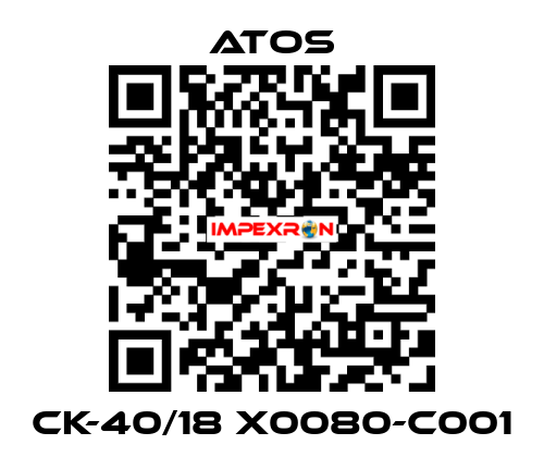 CK-40/18 X0080-C001 Atos