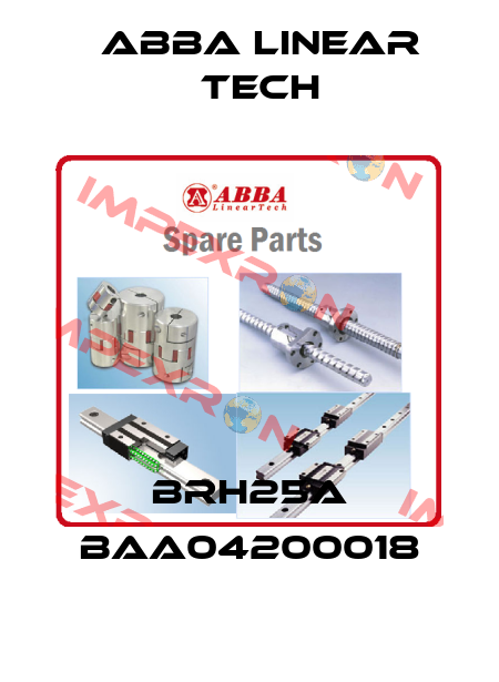 BRH25A BAA04200018 ABBA Linear Tech