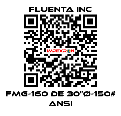 FMG-160 DE 30”Ø-150# ANSI Fluenta Inc