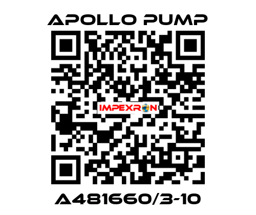 A481660/3-10 Apollo pump