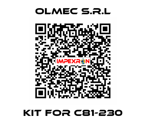 kit for C81-230 Olmec s.r.l