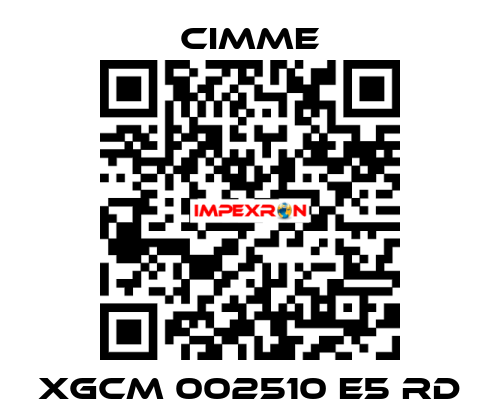 XGCM 002510 E5 RD Cimme