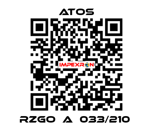 RZGO‐A‐033/210  Atos