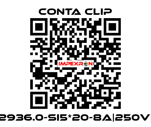 2936.0-SI5*20-8A|250V| Conta Clip