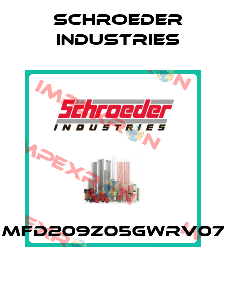 MFD209Z05GWRV07 Schroeder Industries
