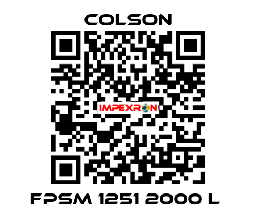 FPSM 1251 2000 L  Colson