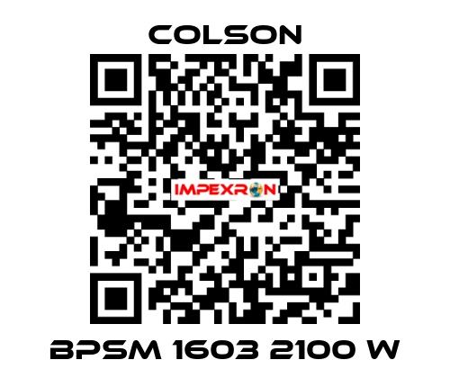 BPSM 1603 2100 W Colson