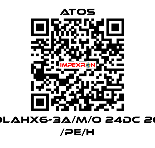 DLAHX6-3A/M/O 24DC 20 /PE/H Atos