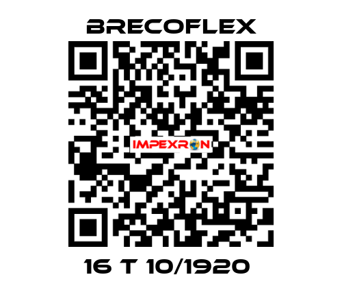 16 T 10/1920  Brecoflex