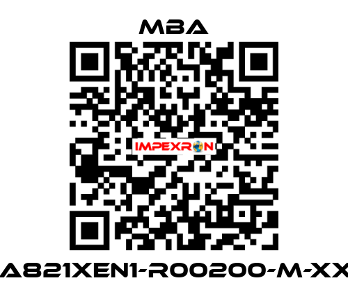 MBA821XEN1-R00200-M-XXXX MBA