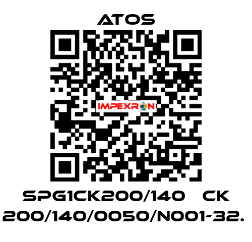SPG1CK200/140   CK 200/140/0050/N001-32.  Atos