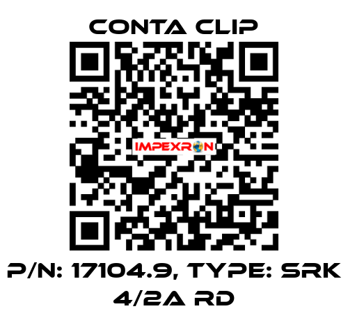 P/N: 17104.9, Type: SRK 4/2A RD Conta Clip