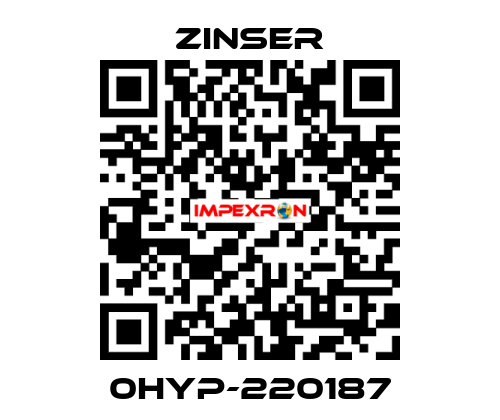 0HYP-220187 Zinser