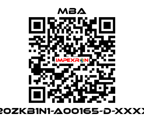 MBA220ZKB1N1-A00165-D-XXXXXXXX MBA