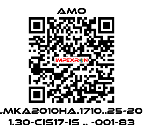 LMKA2010HA.1710..25-20- 1.30-CIS17-IS .. -001-83 Amo