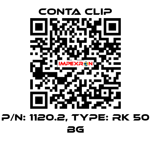 P/N: 1120.2, Type: RK 50 BG Conta Clip