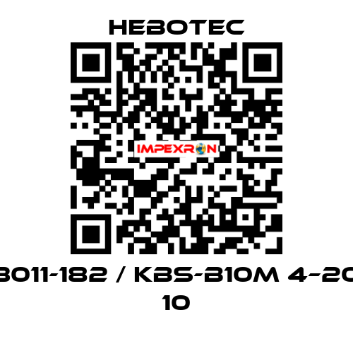 3011-182 / KBS-B10M 4–20 10 HEBOTEC
