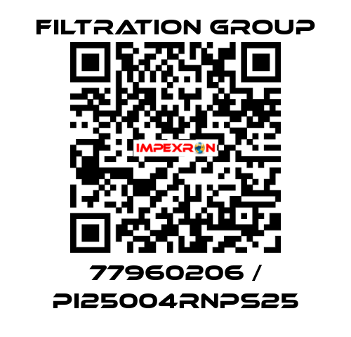 77960206 / PI25004RNPS25 Filtration Group