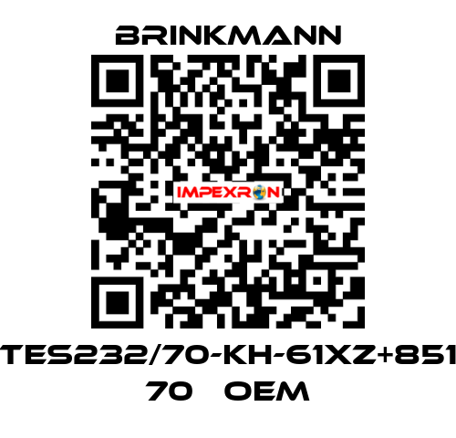 TES232/70-KH-61XZ+851 70   oem Brinkmann