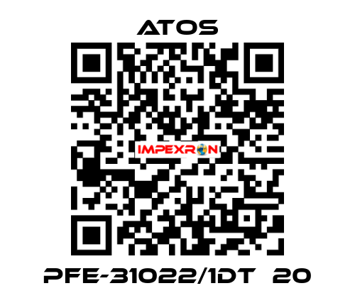 PFE-31022/1DT  20 Atos