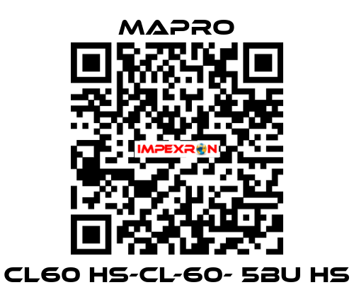 CL60 HS-CL-60- 5BU HS Mapro