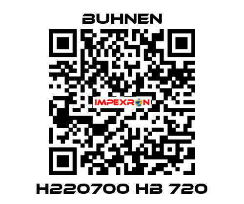 H220700 HB 720 Buhnen