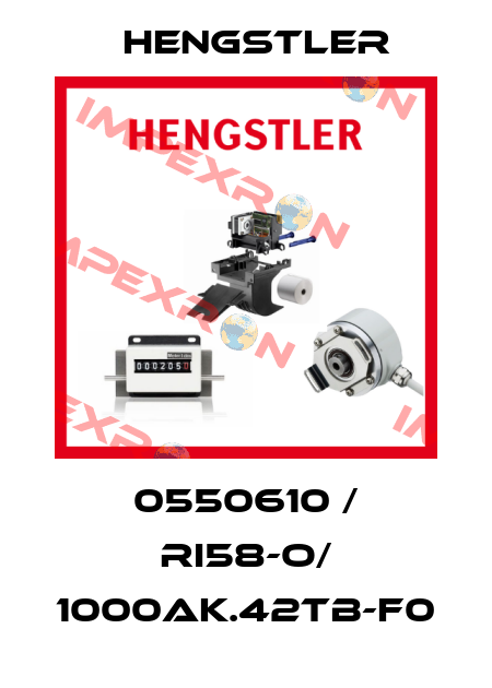 0550610 / RI58-O/ 1000AK.42TB-F0 Hengstler