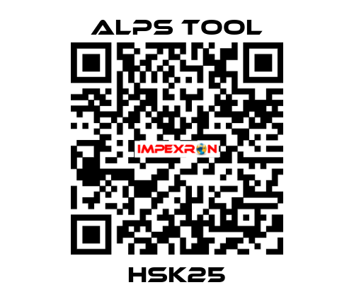 HSK25 ALPS TOOL